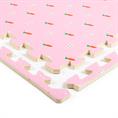 Dalles en mousse EVA lapin rose 600x600x12mm (4 Dalles + bords)