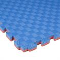 Dalles mousse EVA bleu/rouge 1000x1000x25mm