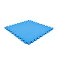 Dalles mousse EVA checker bleu 600x600x12mm (4 Dalles+bords)