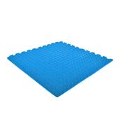 Dalles mousse EVA checker bleu 600x600x12mm (4 Dalles+bords)