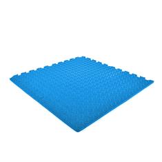 Dalles mousse EVA checker bleu 600x600x12mm (4 Dalles+bords)