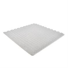 Dalles mousse EVA checker gris 600x600x12mm (4 Dalles+bords)