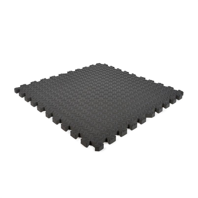 Dalles mousse EVA checker noir 620x620x25mm