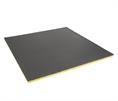 Dalles mousse EVA gris foncé/jaune 1000x1000x25mm