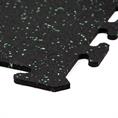 Dalles puzzle Ultra sport noir/vert 500x500x8mm