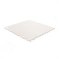 Dalles PVC aspect cuir blanc 500x500x5,5mm