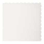 Dalles PVC aspect cuir blanc 500x500x5,5mm