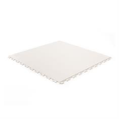Dalles PVC aspect cuir blanc 500x500x5,5mm