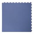 Dalles PVC aspect cuir bleu foncé 500x500x5,5mm