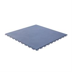 Dalles PVC aspect cuir bleu foncé 500x500x5,5mm