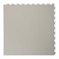 Dalles PVC aspect cuir gris clair 500x500x5,5mm