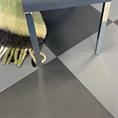 Dalles PVC aspect cuir gris clair 500x500x5,5mm
