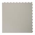 Dalles PVC aspect cuir gris clair 500x500x5,5mm