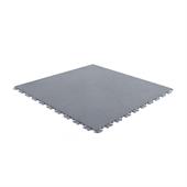 Dalles PVC aspect cuir gris foncé 500x500x5,5mm