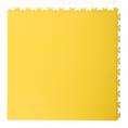 Dalles PVC aspect cuir jaune 500x500x5,5mm
