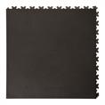 Dalles PVC aspect cuir noir 500x500x5,5mm