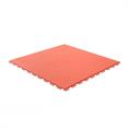 Dalles PVC aspect cuir terracotta 500x500x5,5mm