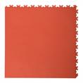 Dalles PVC aspect cuir terracotta 500x500x5,5mm