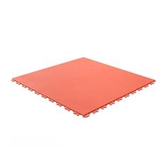 Dalles PVC aspect cuir terracotta 500x500x5,5mm