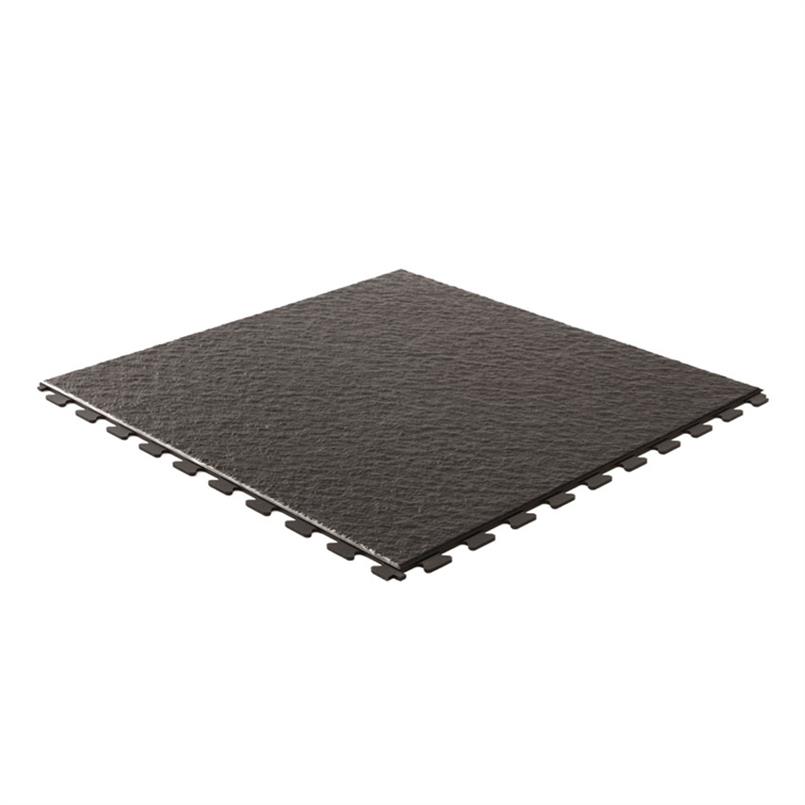 Dalles PVC clipsable Ardesia noir 458x458x5mm