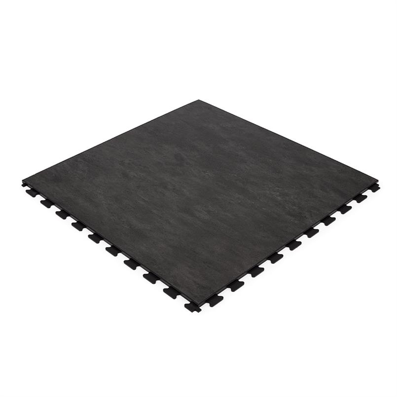 Dalles PVC clipsable argile foncée 450x450x7,8mm