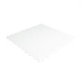 Dalles PVC clipsable checker blanc 530x530x4mm