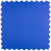 Dalles PVC clipsable checker bleu 530x530x4mm
