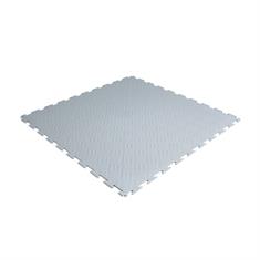 Dalles PVC clipsable checker gris clair 530x530x4mm