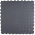 Dalles PVC clipsable checker gris foncé 530x530x4mm