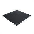 Dalles PVC clipsable checker noir 530x530x4mm