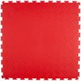 Dalles PVC clipsable checker rouge 530x530x4mm