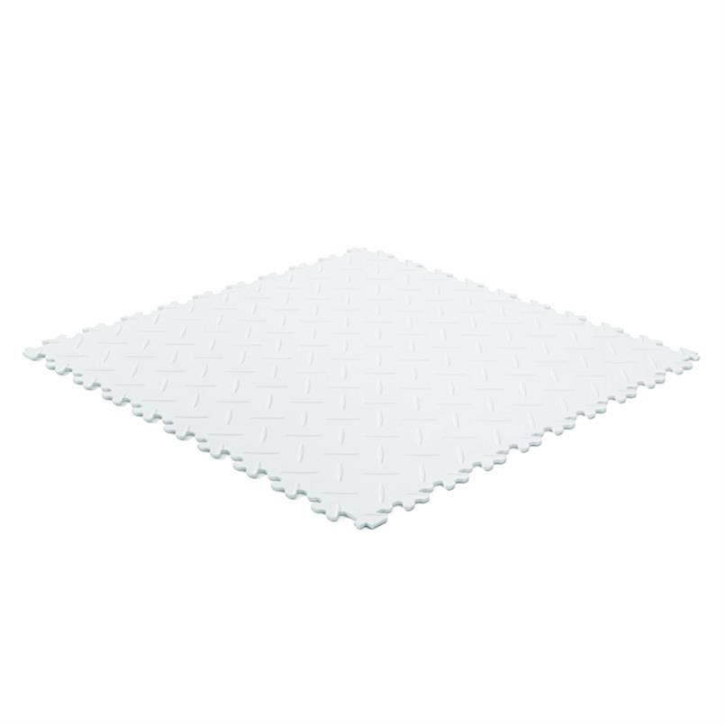 Dalles PVC clipsable Diamant blanc 500x500x4mm
