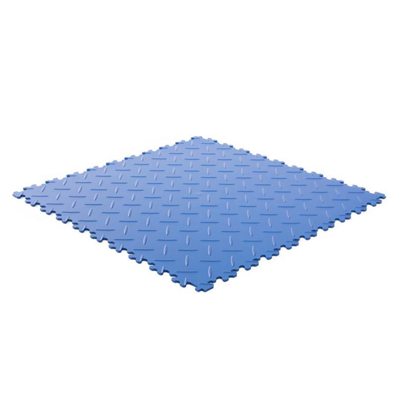 Dalles PVC clipsable Diamant bleu 500x500x4mm