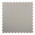Dalles PVC clipsable Diamant gris clair 500x500x4mm