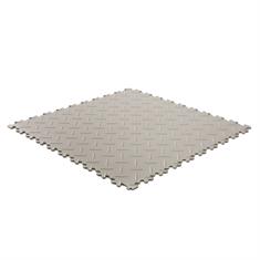 Dalles PVC clipsable Diamant gris clair 500x500x4mm