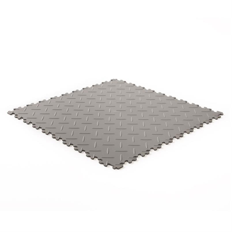 Dalles PVC clipsable Diamant gris foncé 500x500x4mm