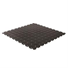 Dalles PVC clipsable Diamant noir 500x500x4mm