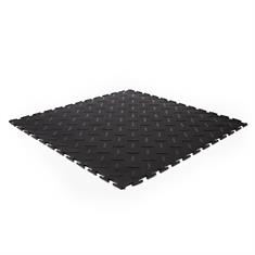 Dalles PVC clipsable Diamant noir 530x530x4mm