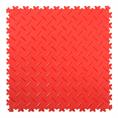 Dalles PVC clipsable Diamant rouge 500x500x4mm