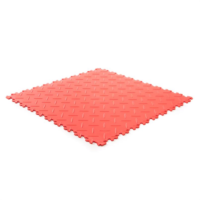 Dalles PVC clipsable Diamant rouge 500x500x4mm