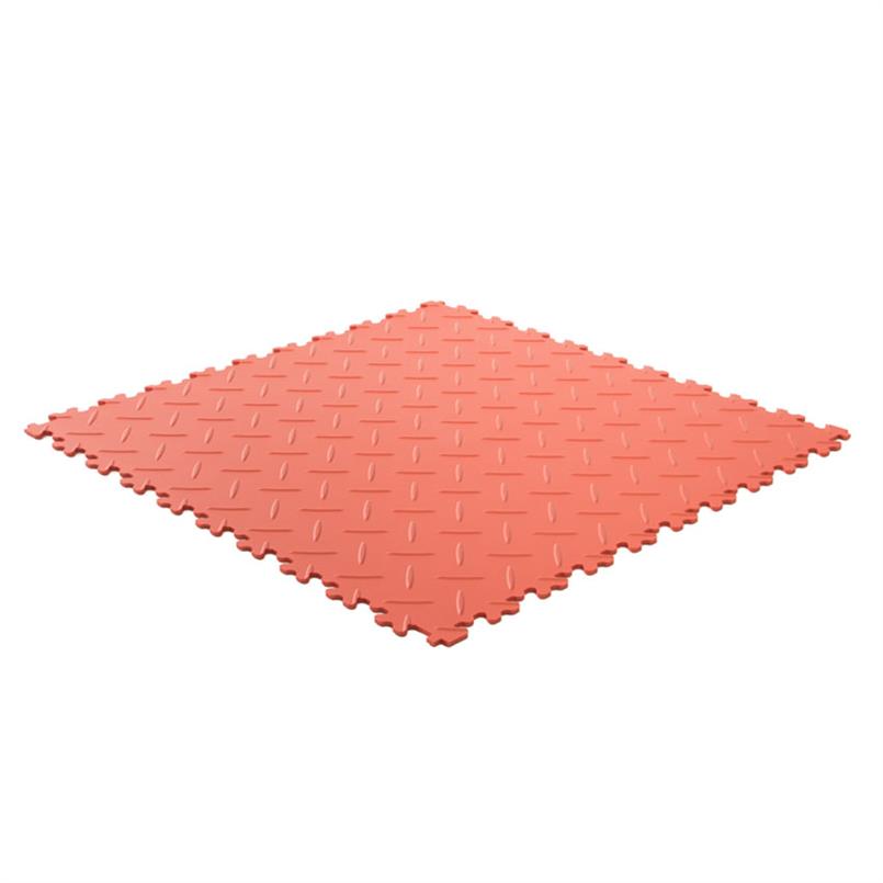 Dalles PVC clipsable Diamant terracotta 500x500x4mm