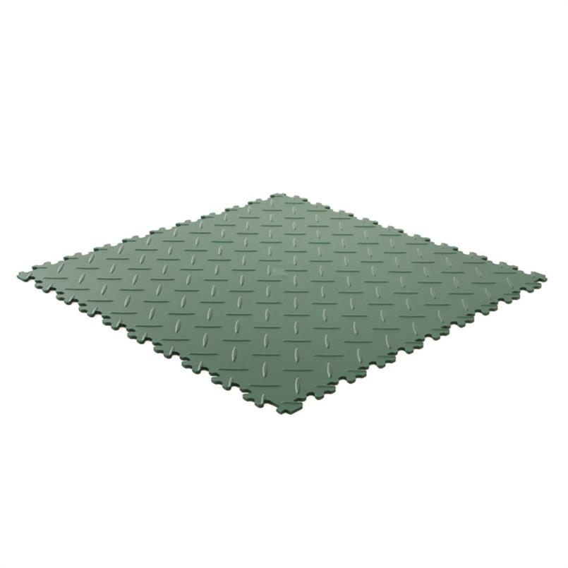 Dalles PVC clipsable Diamant vert 500x500x4mm