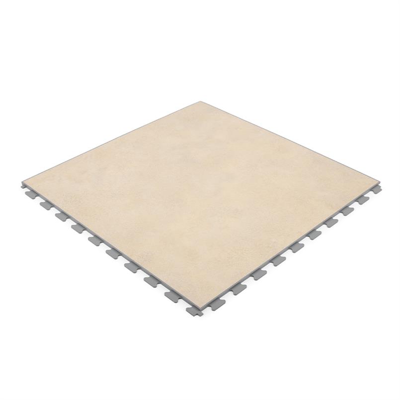 Dalles PVC clipsable marbre ecru 450x450x7,8mm