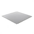 Dalles PVC clipsable martelé gris clair 500x500x4,5mm