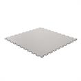 Dalles PVC clipsable martelé gris clair 500x500x4mm