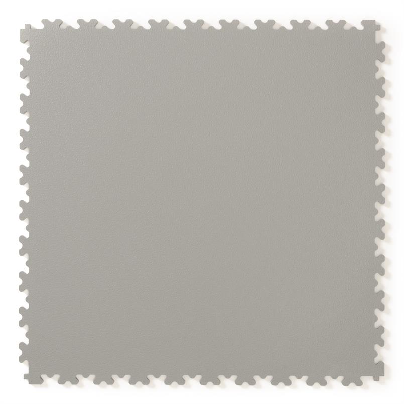 Dalles PVC clipsable martelé gris clair 500x500x4mm