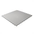 Dalles PVC clipsable martelé gris clair 515x515x7mm