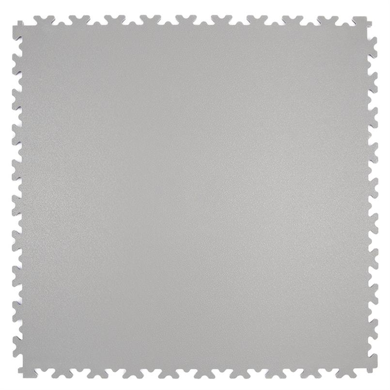 Dalles PVC clipsable martelé gris clair 515x515x7mm