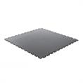 Dalles PVC clipsable martelé gris foncé 500x500x4,5mm