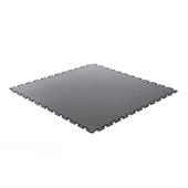 Dalles PVC clipsable martelé gris foncé 500x500x4,5mm